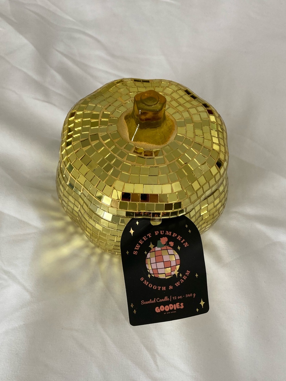 Sweet pumpkin candle